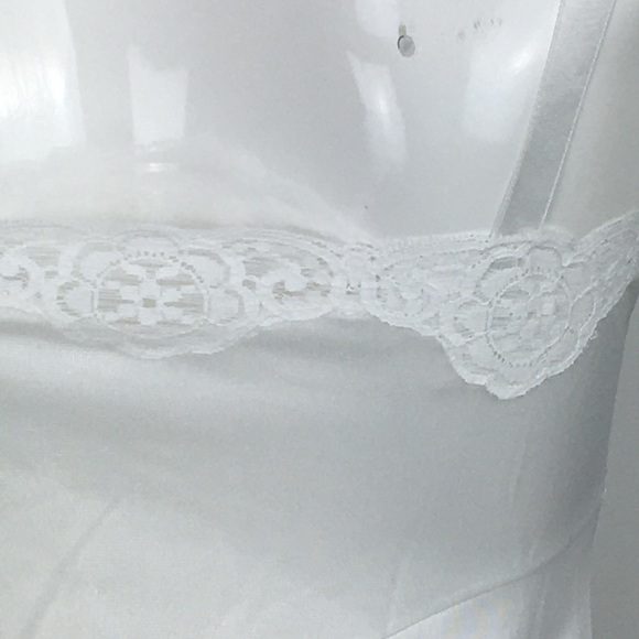 Vintage White Full Slip dress FRENCH MAID - Picture 7 of 16